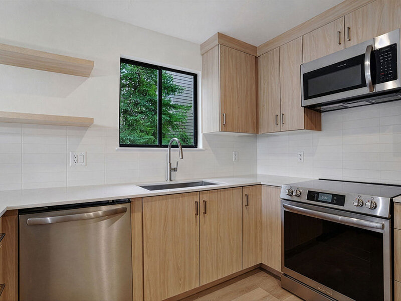 Kitchen with Sink and Window | Residences at J Ranch