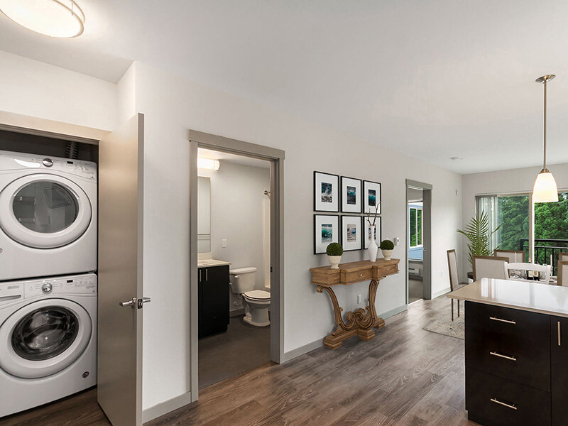Kitchen with Entrance to Bathroom | Tria