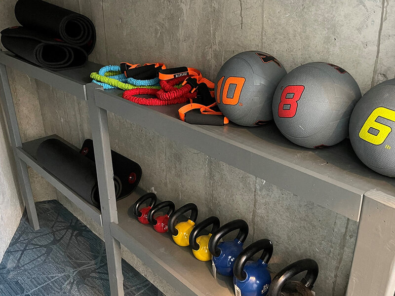 Community Weights on Shelves | Tria