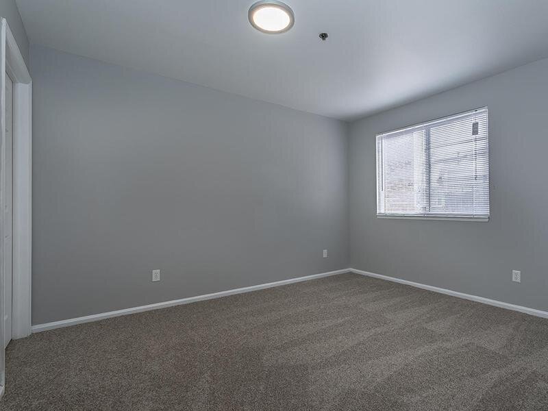Bedroom with Celling Light and Carpeted Flooring | The Bluffs at Castle Bluffs