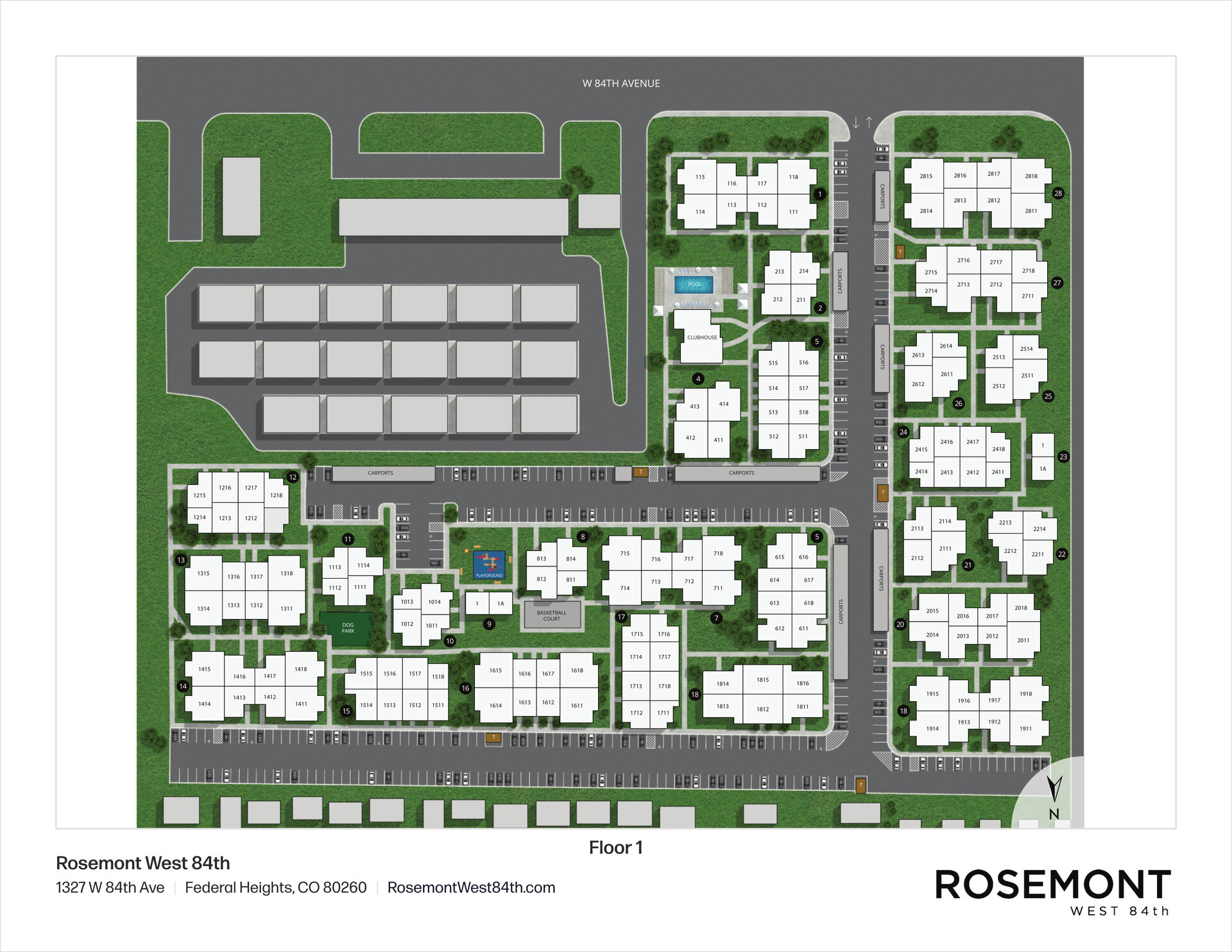 property map 1st floor