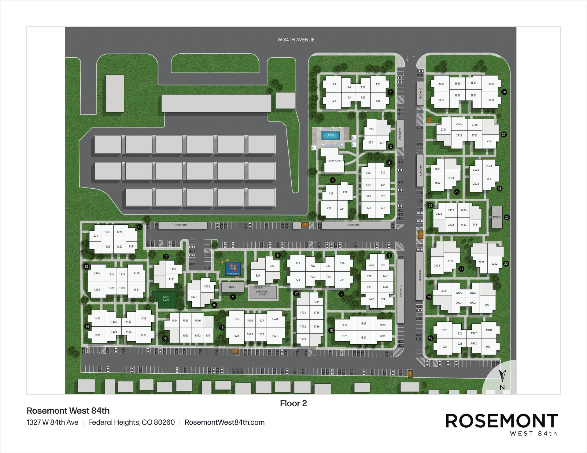 property map 2nd floor