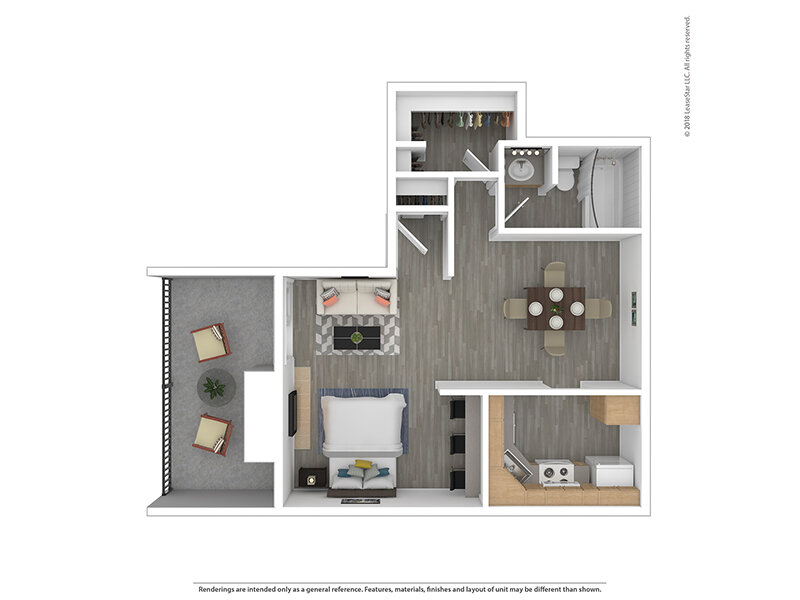 Rosemont West 84th Apartments Floor Plan Aspen