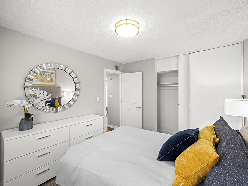 Bedroom with Dresser and Mirror | Rosemont West 84th