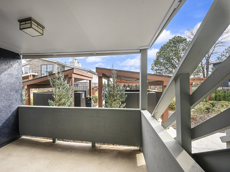Exterior Patio with Ceiling Light | Rosemont West 84th