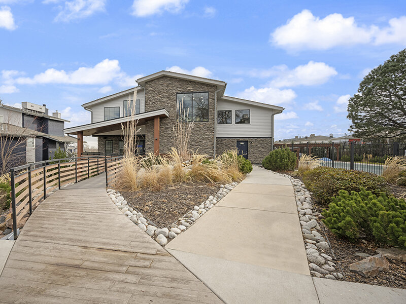 Sidewalk to Apartment Property | Rosemont West 84th