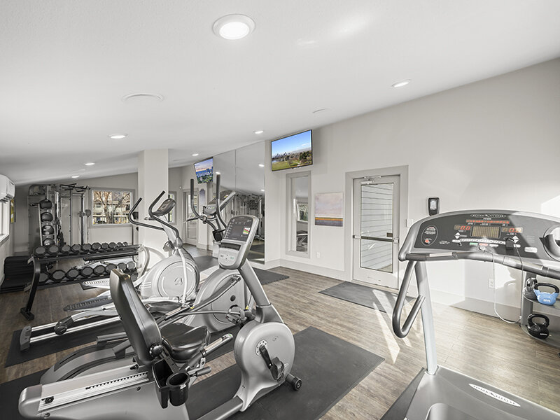 Elliptical Machines, Weights and Entrance to Community Gym | Rosemont West 84th