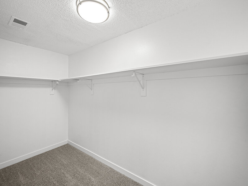 Open Closet with Shelves | Rosemont West 84th