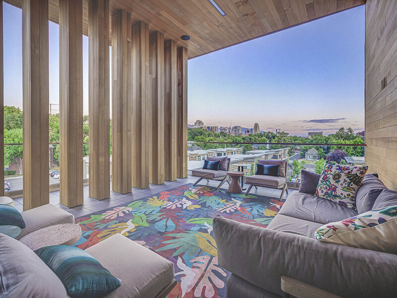 Terrace with Beautiful Views | Harvest Apartments