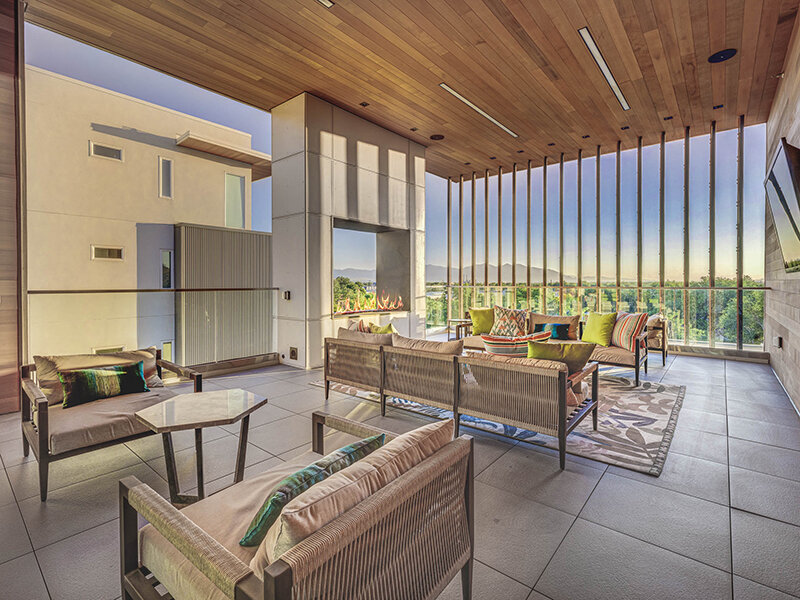 Outdoor Clubhouse | Harvest Apartments