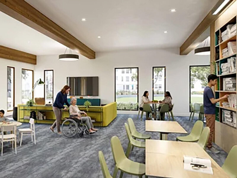 Community Activity Room Rendering | King's Crossing Village