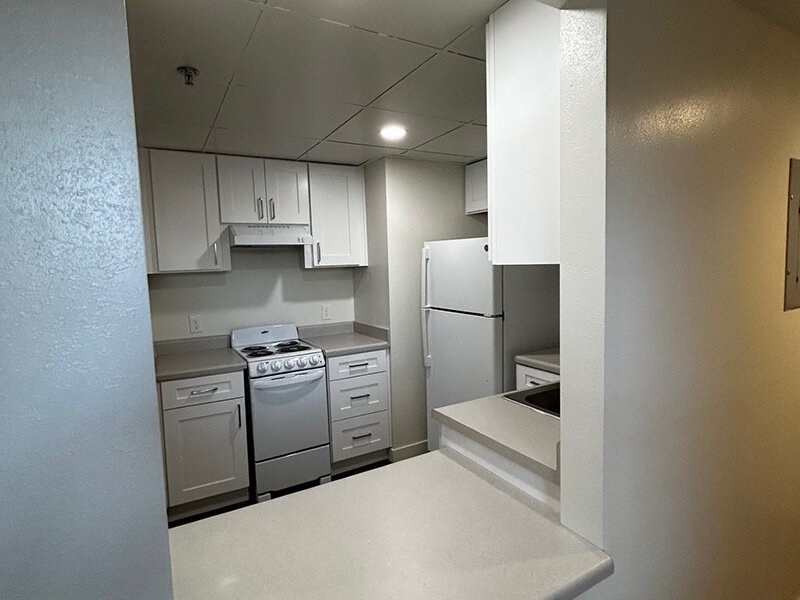 Kitchen with Stove and Cabinets | Riverside