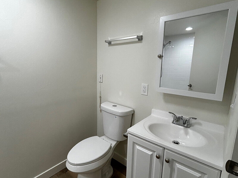 Bathroom with Mirror and Sink | Riverside