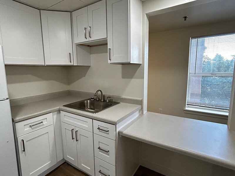 Apartment Kitchen with Sink and Countertop | Riverside