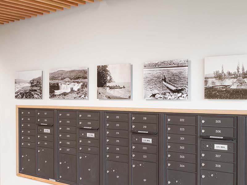 Parcel Lockers and Wall Art | Nesika Illahee