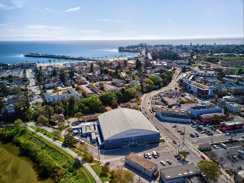 Aerial View of Property 1010 Pacific Apartments