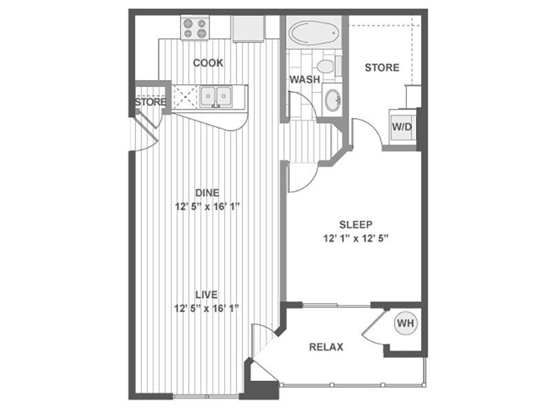 1X1-771 Floorplan