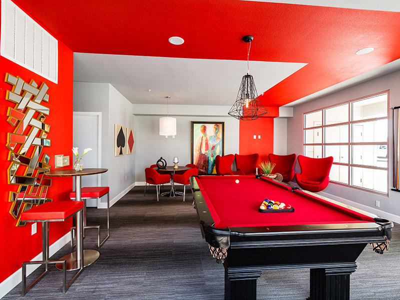 Pool Table | Arista Flats Apartments for Rent in Broomfield, CO