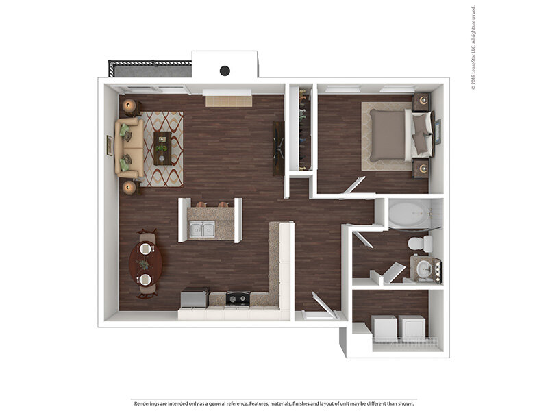Grove at City Center Apartments Floor Plan Daffodil