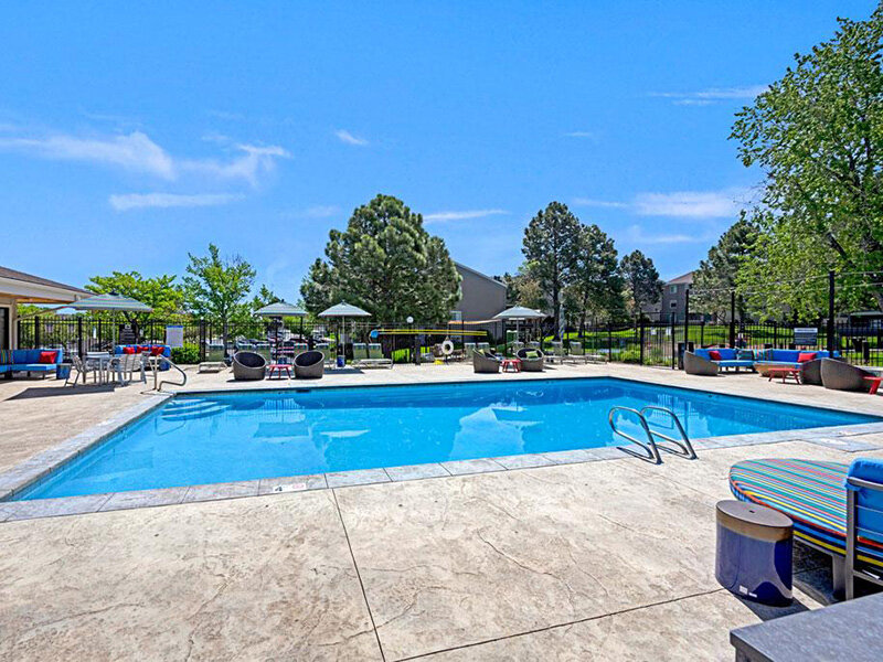 Outdoor Apartment Pool with Breathtaking Views | The Grove at City Center