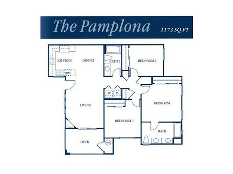 Our 3x2 is a 3 Bedroom, 2 Bathroom Apartment