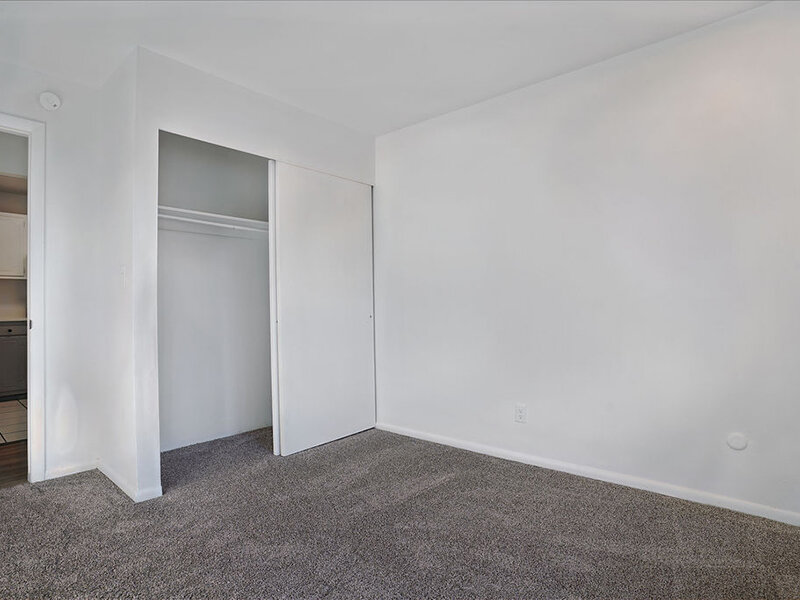 Bedroom and Closet Space | Rockway Commons