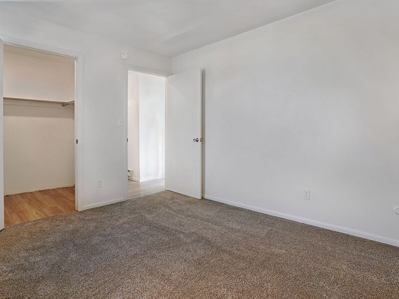 Carpeted Bedroom | Rockway Commons