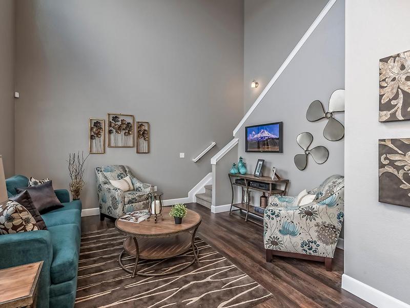Living Room | Willow Point Townhomes in Denver