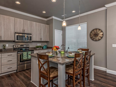Kitchen and Dining Room | Willow Point Townhomes in Denver, CO