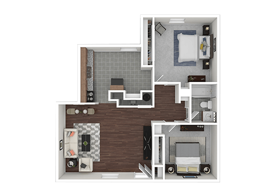 Floorplan for Eagle Crest Apartments