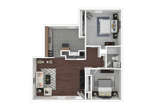 Floorplan for Eagle Crest Apartments