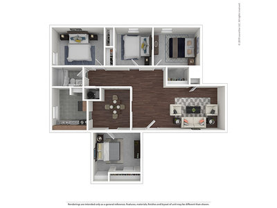 4/1R floor plan at Eagle Crest in Lakewood, CO