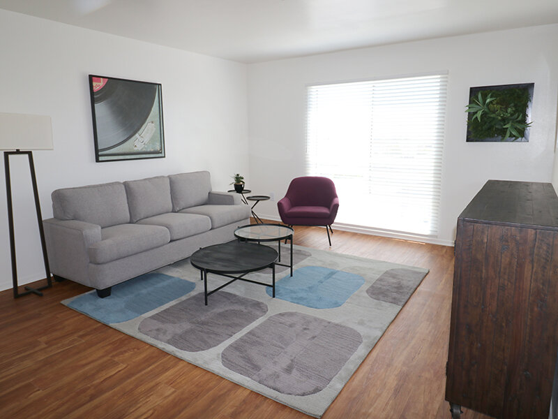Living Room with Wall Art and Window | Bella Vista