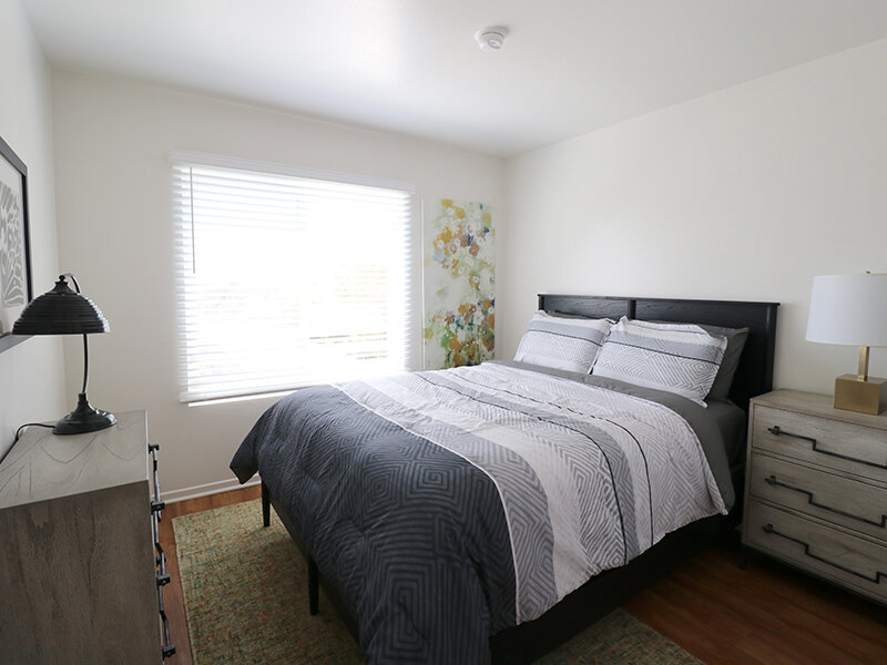 Bedroom with Window and Wall Art | Bella Vista