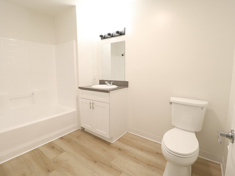 Apartment Bathroom with Sink and Shower | Bella Vista