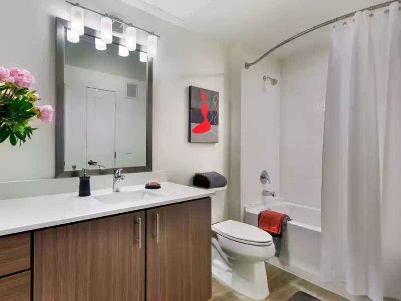 Bathroom | Elevate Apartments