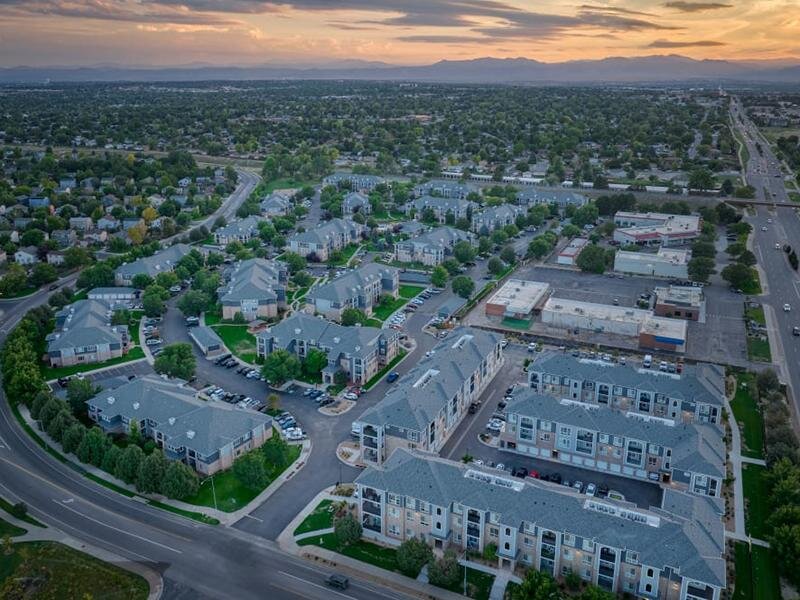 Aerial View | Hawthorne Hill Apartments
