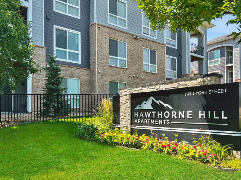 Monument Sign | Hawthorne Hill Apartments