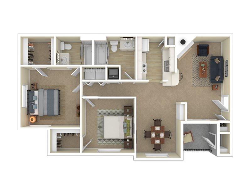 View floor plan image of The Boston apartment available now