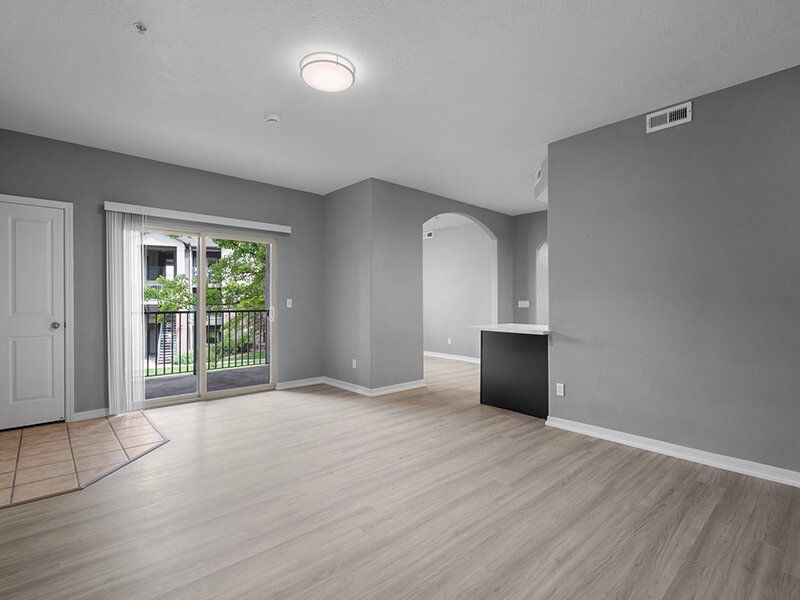 Living Room with Balcony Access | Pleasant Springs