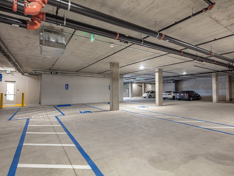 Community Parking Garage | View at Blossom Hill