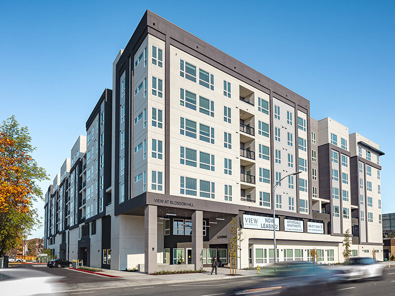 Apartment Complex with Road | View at Blossom Hill