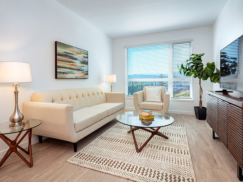 Livng Room with Coffee Table and Couch | View at Blossom Hill