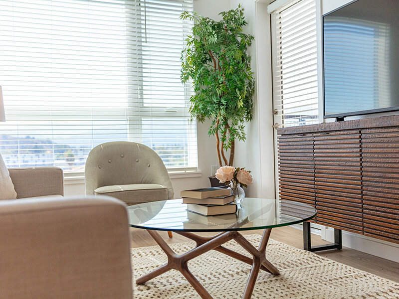 Supplemental Unit with Window and Coffee Table | View at Blossom Hill