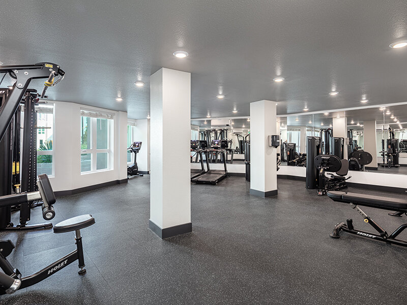 Exercise Room with Treadmills | View at Blossom Hill