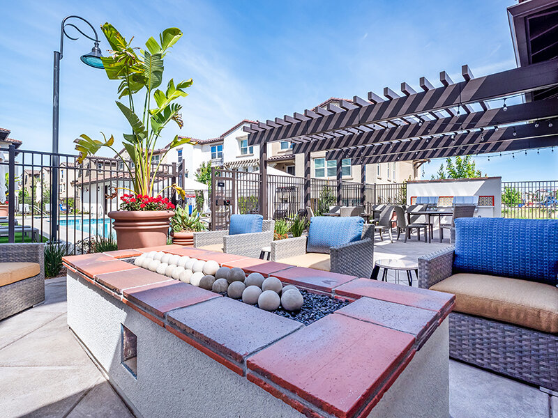 Outdoor Firepit with Seating and Pavilion | Ageno Market