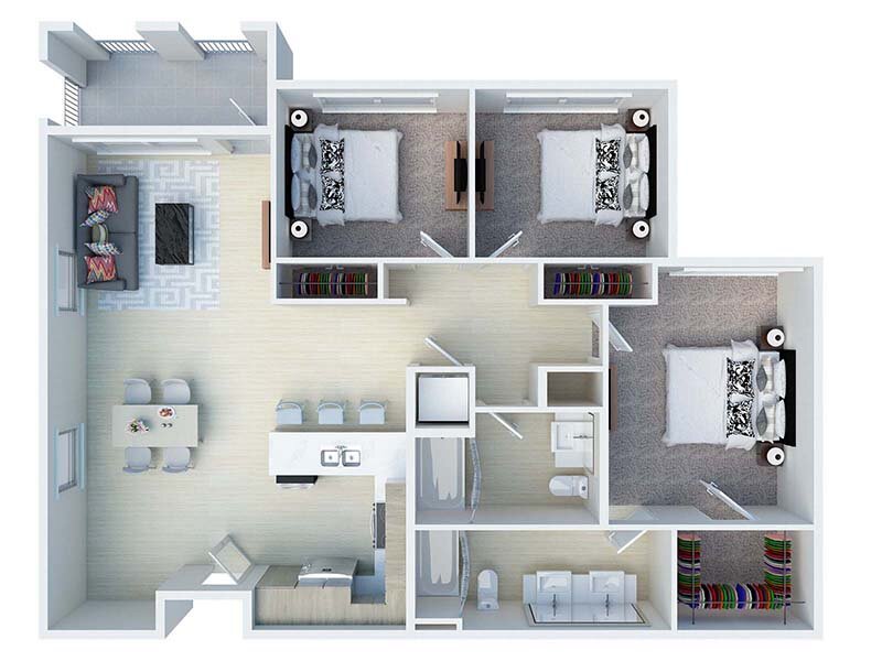 Ageno Affordable Apartments Floor Plan The Cordoba