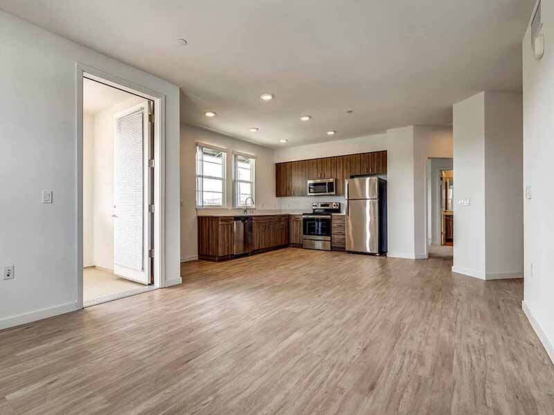 Kitchen with Entrances to Other Rooms | Ageno Affordable