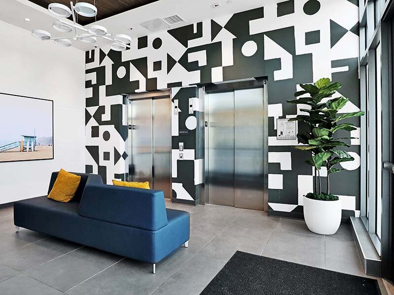 Community Seating Area with Plant | Mission Gateway