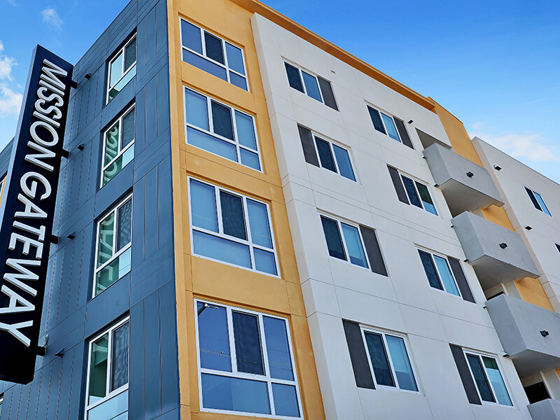 View of Apartment Complex Exterior | Mission Gateway